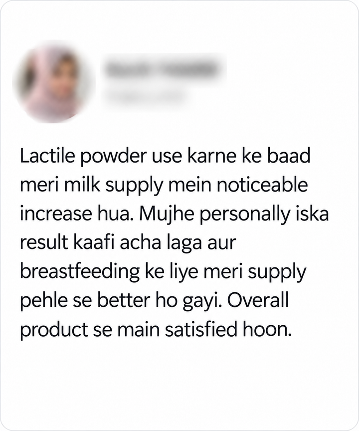Customer feedback screenshot