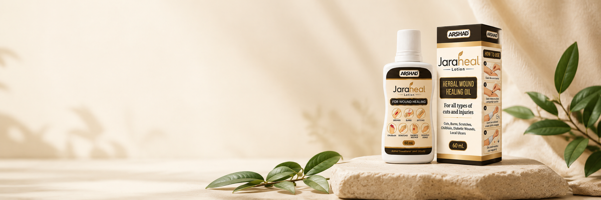 Jaraheal Lotion with herbal ingredients